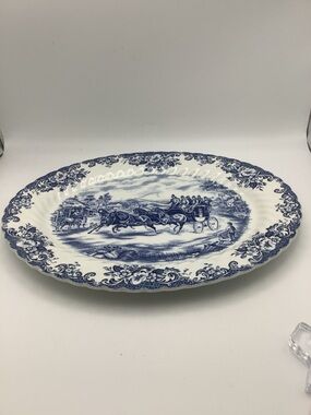 Johnson Bros Coaching Scenes 14” Serving Platter